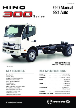 Chassis Hino 300 921 4x2