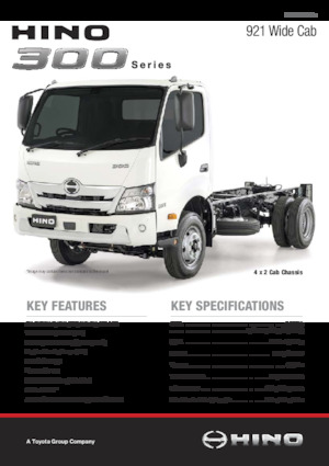 Chassis Hino 300 921 WIDE