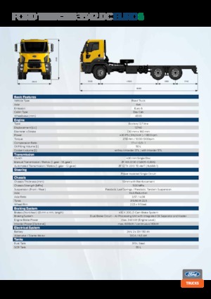 Chassis Ford 3542D Double Cab