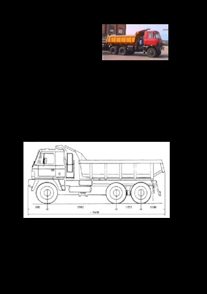 Chassis Tatra 815 S1 26 208 6x6.2