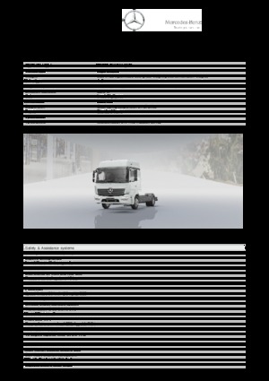 Chassis Mercedes-Benz Atego 1018 4x2