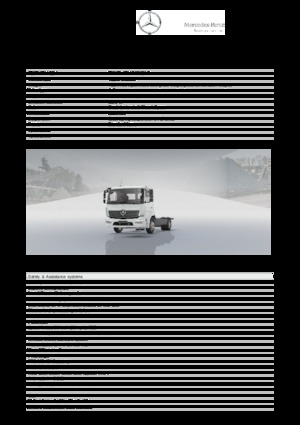 Chassis Mercedes-Benz Atego 1327 K 4x2