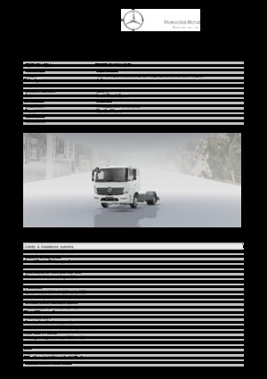 Chassis Mercedes-Benz Atego 1530 L 4x2