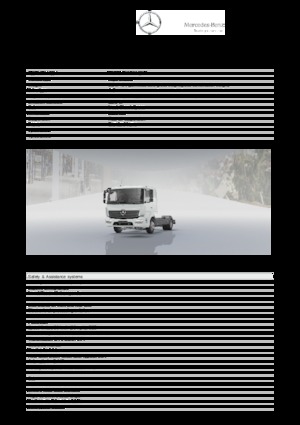 Chassis Mercedes-Benz Atego 716 L 4x2