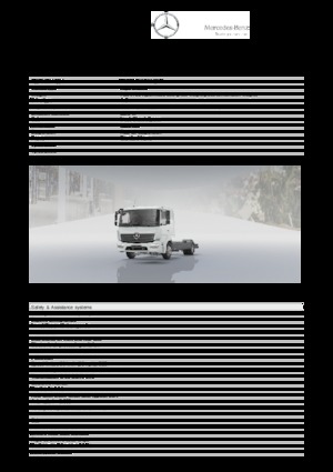 Chassis Mercedes-Benz Atego 824 L 4x2