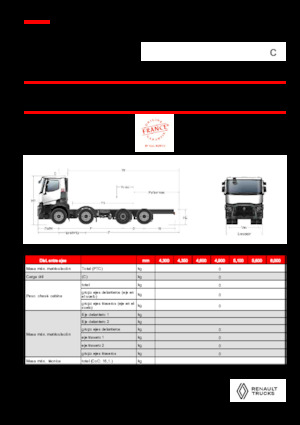 Chassis Renault C P8X2*6 TAG 11L E6