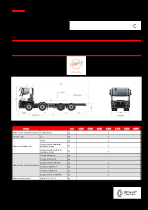 Chassis Renault C P8X2*6 TAG 11L E6