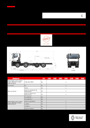 Chassis Renault C P8X2*6 TAG 11L E6