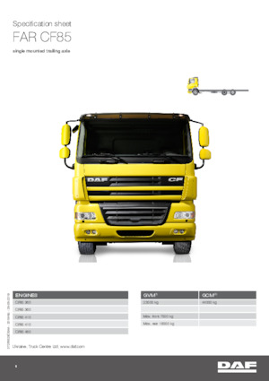 Chassis DAF CF 85.460 FAR