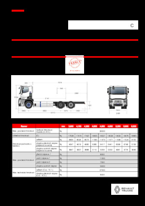 Chassis Renault E-TECH C - P6x2 TAG