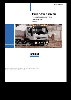 Chassis Iveco EUROTRAKKER MP260E34H