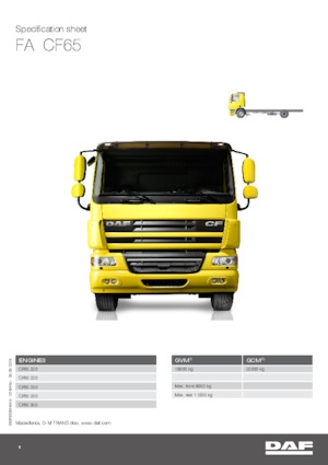 Chassis DAF CF 65.220