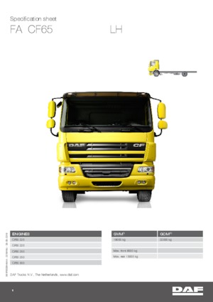 Chassis DAF CF 65.220 FA LH
