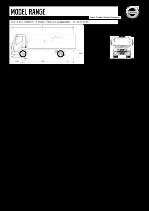 Chassis Volvo Trucks FL514 4x2 Platform