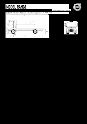 Chassis Volvo Trucks FL816 4x2 Platform