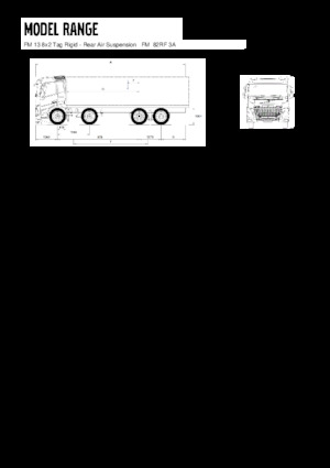 Chassis Volvo Trucks FM13.420 8x2 Tag Rigid