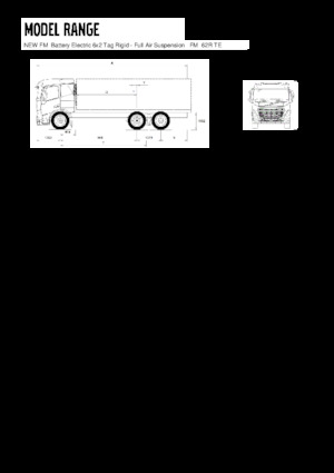 Chassis Volvo Trucks FM670 Battery Electric 6x2 Tag Rigid