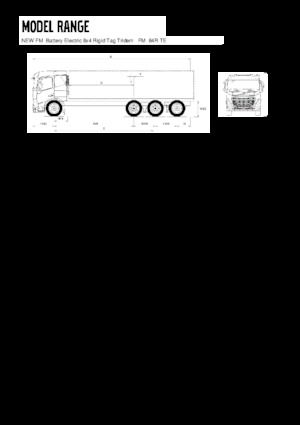 Chassis Volvo Trucks FM670 Battery Electric 8x4 Rigid
