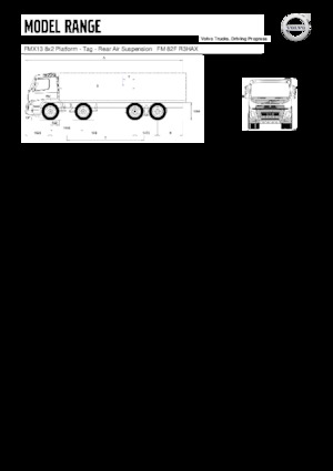 Chassis Volvo Trucks FMX13.420 8x2 Platform - Tag