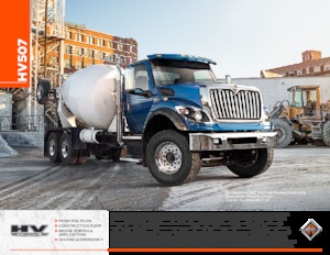 Chassis International HV507 107 Crew Cab Cummins L9