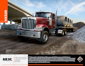 Chassis International HX520 120 Day Cab Cummins ISX15