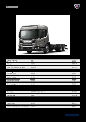 Chassis Scania L 320 B6x4NB