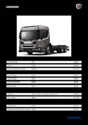 Chassis Scania L 360 B6x4NB