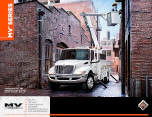 Chassis International MV60H 107 Crew Cab Cummins B6.7