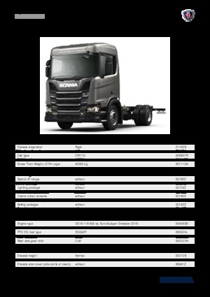 Chassis Scania R 650 B4x2NZ