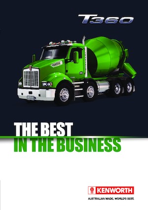 Chassis Kenworth T360 Day Cab ISLE5 8x4