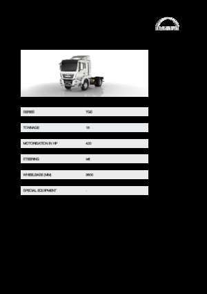 Chassis MAN TGS 18.420 4x2