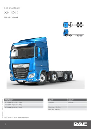 Chassis DAF XF 430 FAD