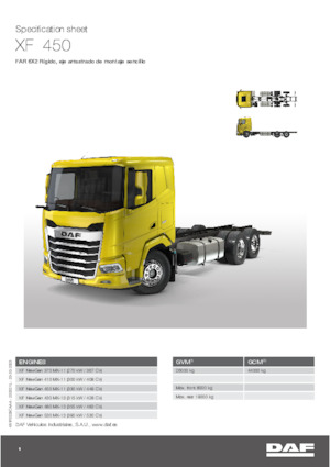 Chassis DAF XF 530 FAR