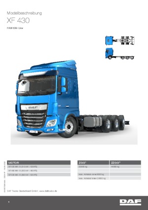 Chassis DAF XF 430 FAW