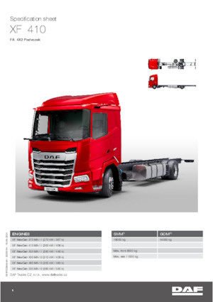 Chassis DAF XF 430 FA
