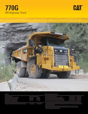 Tombereaux Rigides Caterpillar 770G