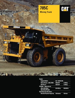 Tombereaux Rigides Caterpillar 785C