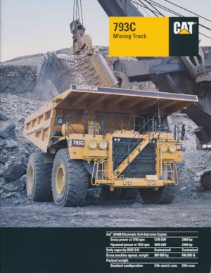 Tombereaux Rigides Caterpillar 793C