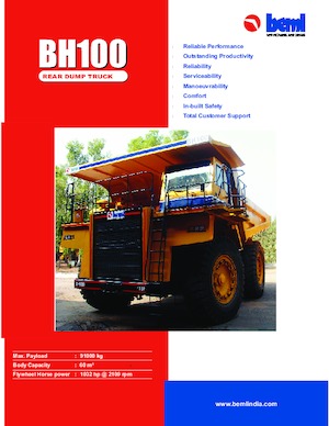Tombereaux Rigides Beml BH100