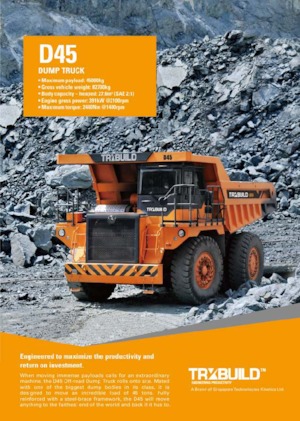 Tombereaux Rigides TRXBUILD D45