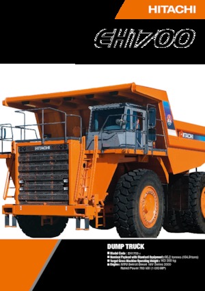 Tombereaux Rigides Hitachi EH1700-3