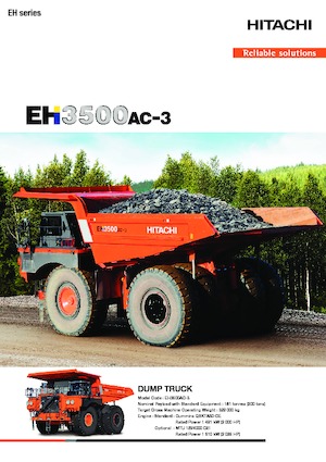 Tombereaux Rigides Hitachi EH3500AC-3