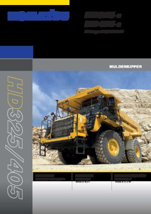 Tombereaux Rigides Komatsu HD325-8E0