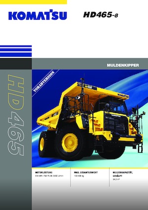 Tombereaux Rigides Komatsu HD465-8E0