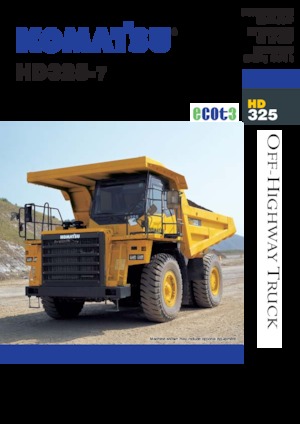 Tombereaux Rigides Komatsu HD325-7
