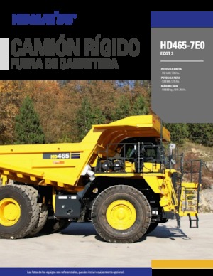 Tombereaux Rigides Komatsu HD465-7E0