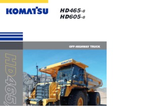 Tombereaux Rigides Komatsu HD605-8E0