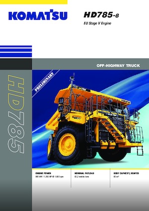 Tombereaux Rigides Komatsu HD785-8E0