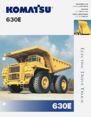 Tombereaux Rigides Komatsu 630E