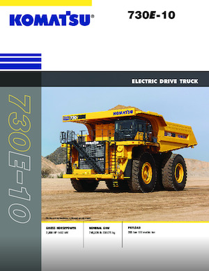 Tombereaux Rigides Komatsu 730E-10